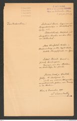 k.k. naturhistorisches Hofmuseum, Intendanzakten 1885-1896 (Hauer), Aktenzahl Z.704/1890, Seite 1